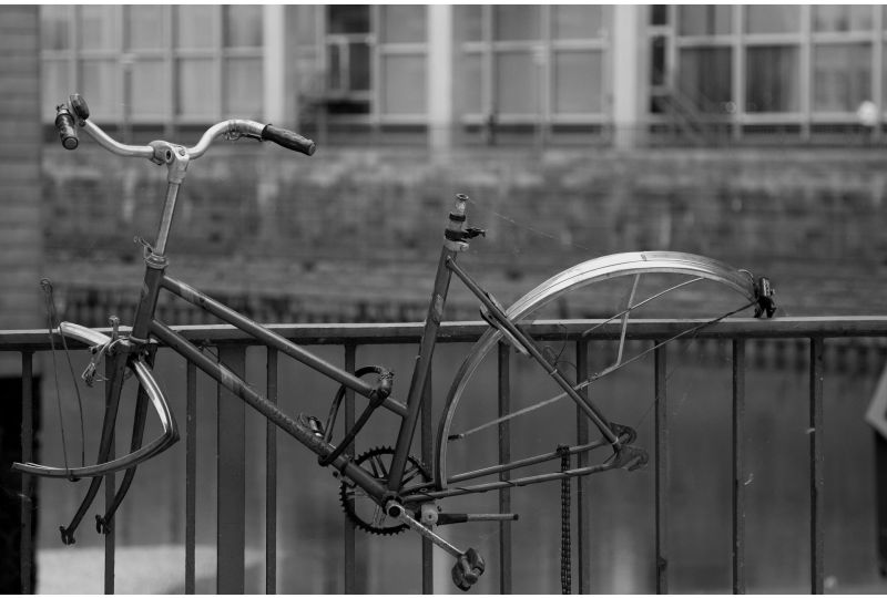 Geklaute Fahrradteile