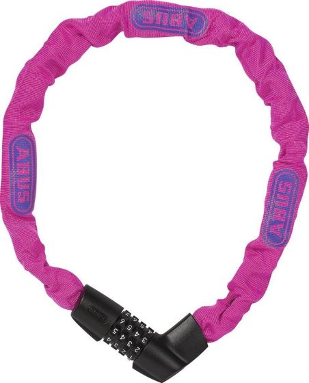 Abus Schloss-Ketten-Kombi Tresor 1385/75 neon pink