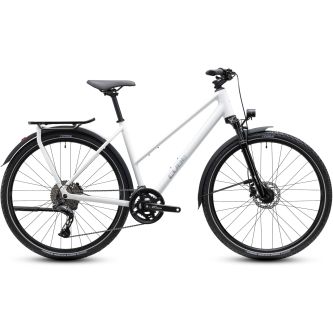 Cube Kathmandu Pro Trapez metallicwhite´n´chrome (2027)