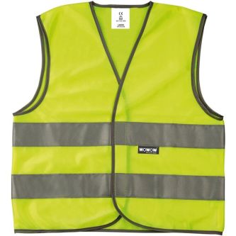 WOWOW Reflex-Kinderweste Mesh Gilet gelb M