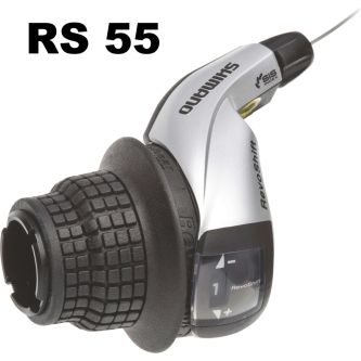 Shimano Schaltgriff RS 45 Tourney 3-fach silber/schwarz