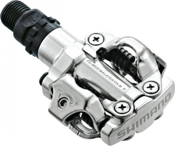 Shimano PD-M520 SPD Pedal silber