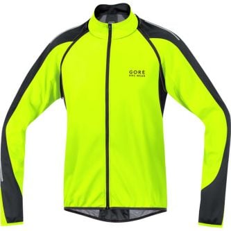 gore phantom 2 0 windstopper soft shell jacke neon yellow black