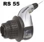Shimano Schaltgriff RS 45 Tourney 3-fach silber/schwarz