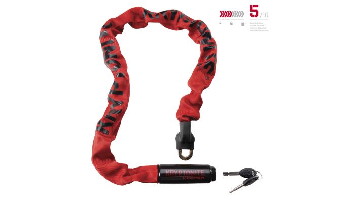 KRYPTONITE KEEPER 785 INTEGRATED CHAIN Red