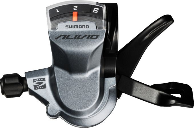 Shimano Schaltgriff SL-M4000 Alivio 3-fach links carbon schwarz