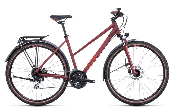 Cube Nature Allroad Trapez darkred´n´red