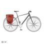 Ortlieb Back-Roller Plus CR QL2.1 Paar salsa - dark chili