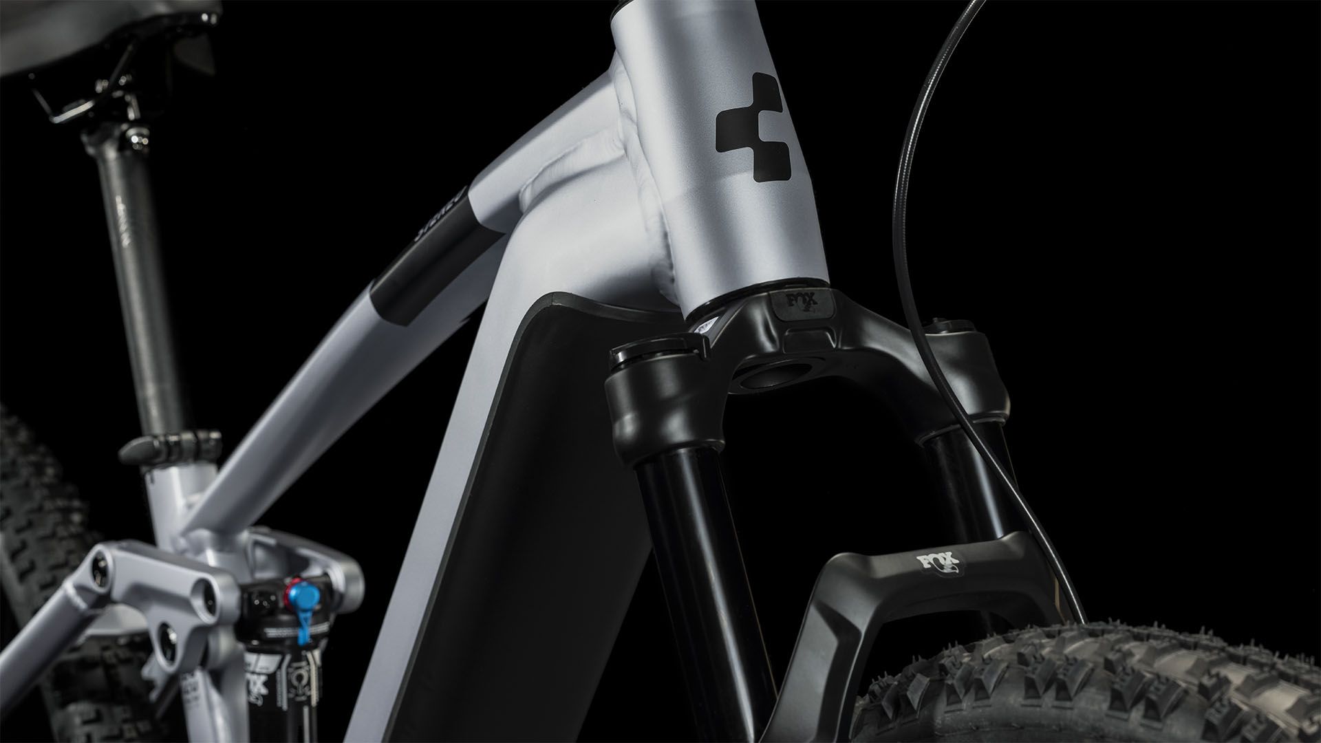 HBANMK Verstellbarer Fahrradständer Für Cube Stereo Hybrid 120 Race Allroad 750 2023, Aluminium Mit Rutschfester Fußplatte, Einfache Montage Für Mountainbike, Rennrad, Klapprad Und E-Bike,A Black