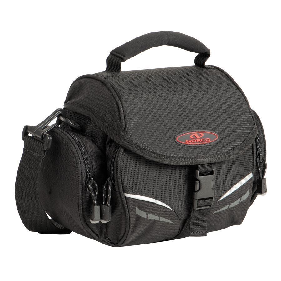 Norco Ohio Lenkertasche Fürs Fahrrad – 5,5 Liter, Wasserabweisend, Mit KLICKfix Adapter (Schwarz)