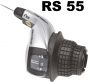 Shimano Schaltgriff RS 45 Tourney 6-fach silber/schwarz