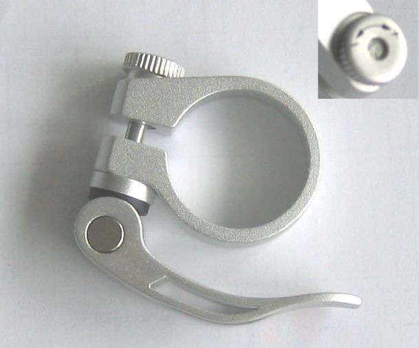 Fuxon Sattelklemme SSP JD-SC12 31,8 mm silber