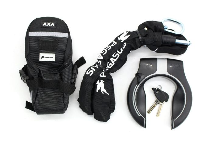 AXA Victory Rahmenschloss + Einsteckkette + Tasche