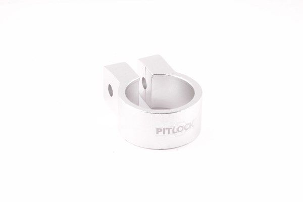 Pitlock Sattelklemmschelle 31,8 mm silber