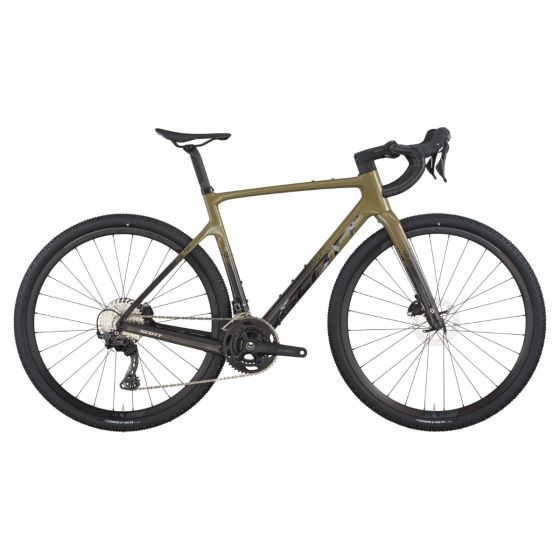 SCOTT Addict Gravel 40 kaki green / carbon black