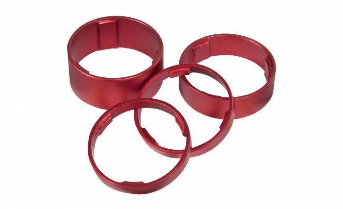 Cube Spacer Set red
