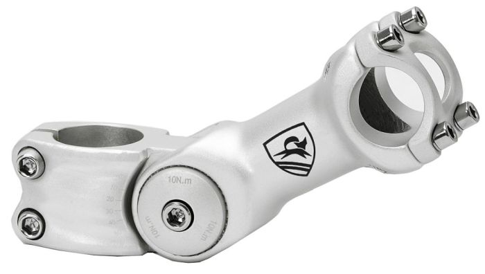 Fuxon Vorbau AS 820 Ahead verstellbar 25,4mm 1 1/8 Zoll silber
