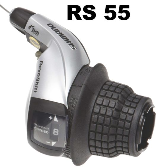 Shimano Schaltgriff RS 45 Tourney 8-fach silber/schwarz