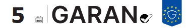 GARAN-Label Garantie 5 Jahre