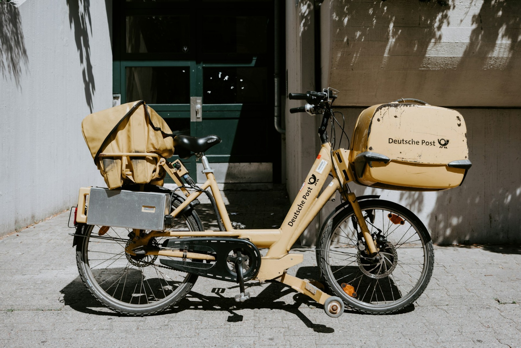 Lastenfahrrad im Beruf