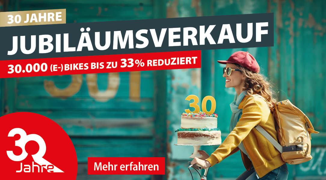 30 Jahre Radhaus - Jubiläumsverkauf